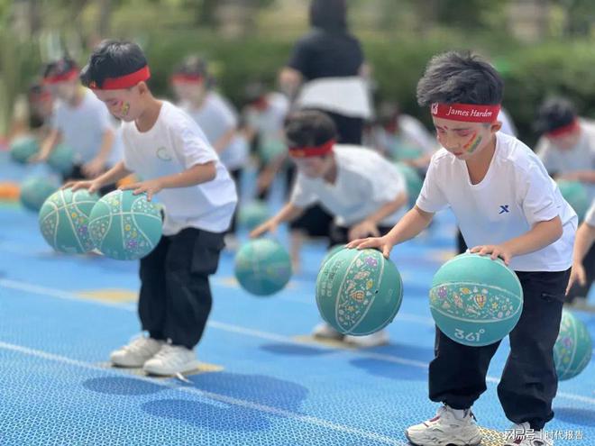 庆六一——中牟新区琼花路幼儿园庆六一主题活动不朽情缘正版‘绳’彩飞扬‘篮’不住 童声嘹亮(图6)